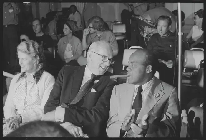 Framed Print : Benjamin Spock and Julius Hobson