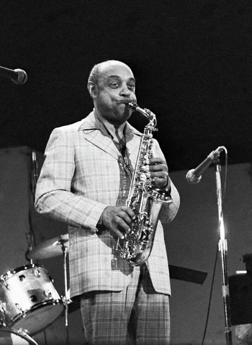 Framed Print : Benny Carter Plays Saxophone on Stage Framed Print : Benny Carter Plays Saxophone on Stage