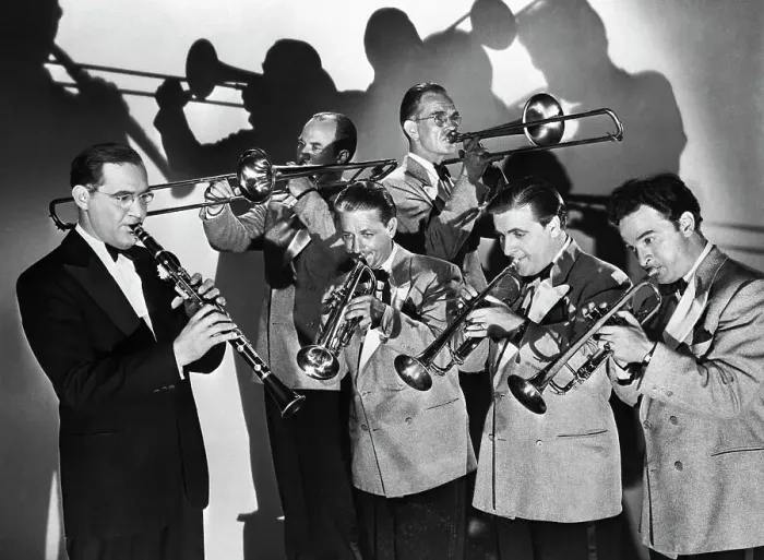 Framed Print : Benny Goodman and Band Performing Framed Print : Benny Goodman and Band Performing