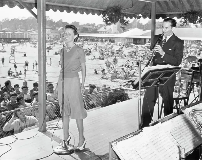 Framed Print : Benny Goodman & Martha Tilton Performing Framed Print : Benny Goodman & Martha Tilton Performing