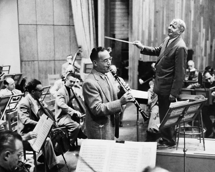 Framed Print : Benny Goodman Playing with Boston Symphony Framed Print : Benny Goodman Playing with Boston Symphony