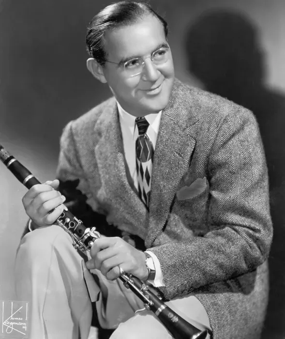 Framed Print : Benny Goodman Posing With Clarinet Framed Print : Benny Goodman Posing With Clarinet