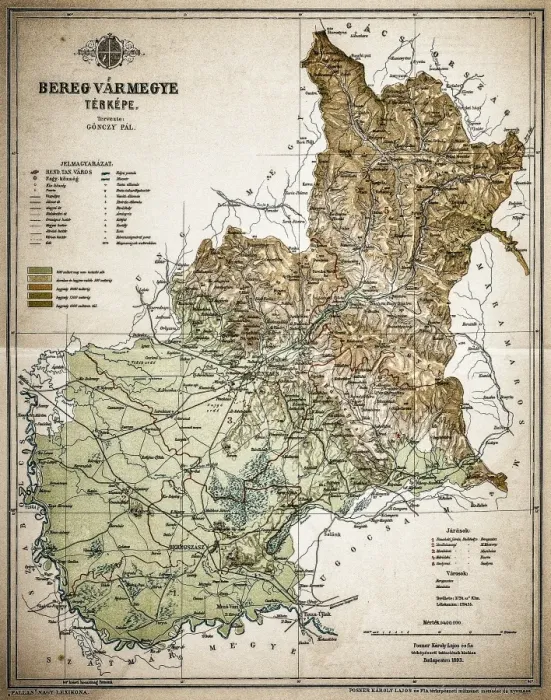Framed Print : Bereg County, Kingdom of Hungary Framed Print : Bereg County, Kingdom of Hungary