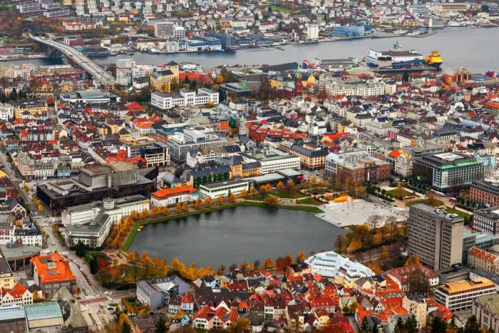 Framed Print : Bergen View