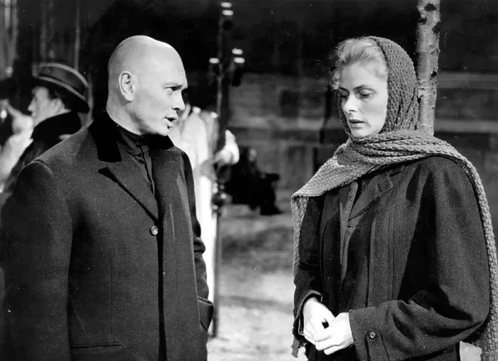 Framed Print : Bergman & Brynner Framed Print : Bergman & Brynner