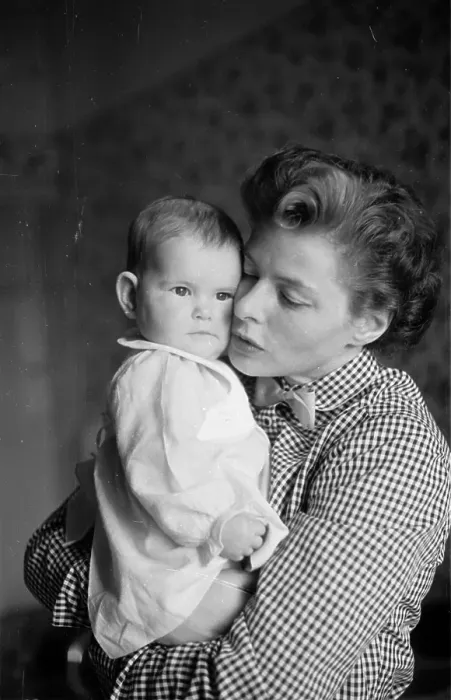 Framed Print : Bergman and Child Framed Print : Bergman and Child