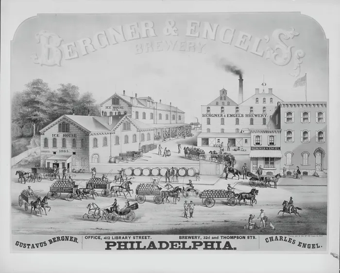 Framed Print : Bergner And Engel's Brewery Framed Print : Bergner And Engel's Brewery