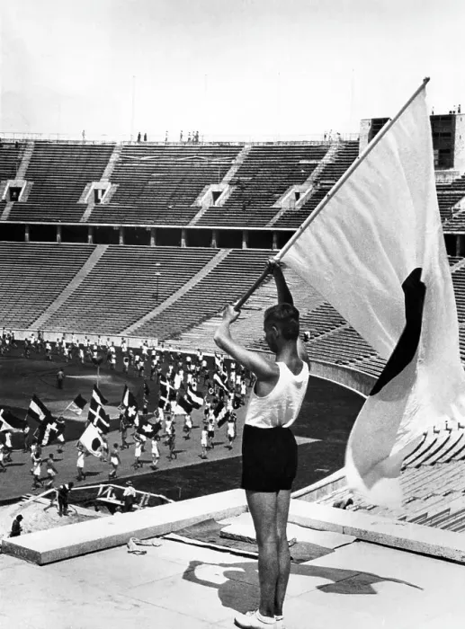 Framed Print : Berlin Olympic Rehearsal