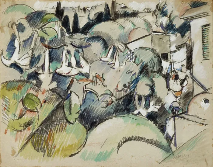 Framed Print : Bermuda, 1917. Creator: Albert Gleizes. (Photo by Heritage Art / Heritage
