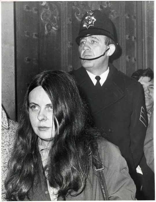 Framed Print : Bernadette Devlin with Policeman Framed Print : Bernadette Devlin with Policeman