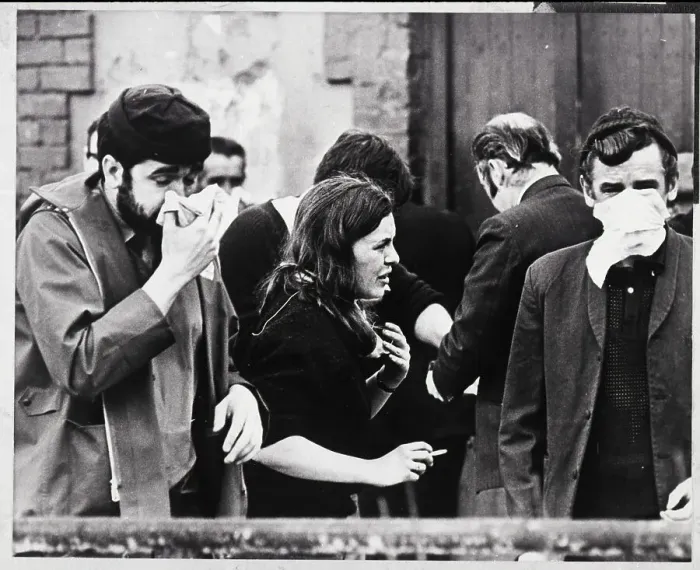 Framed Print : Bernadette Devlin with Rioters Framed Print : Bernadette Devlin with Rioters