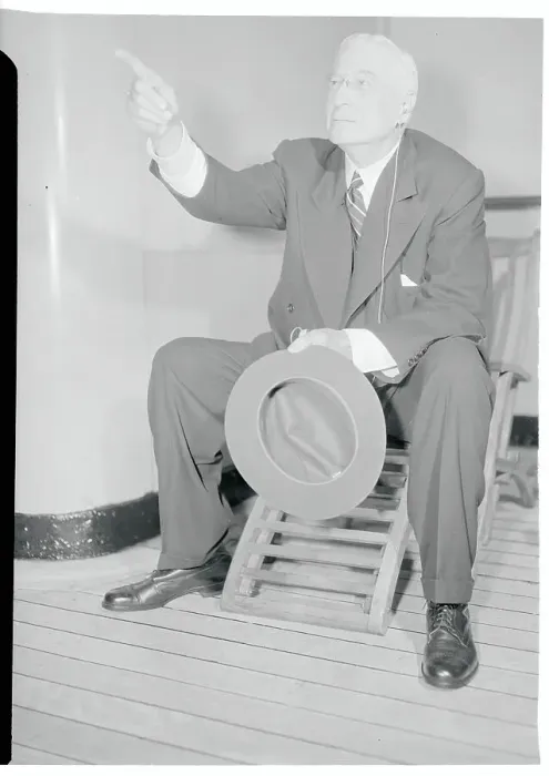 Framed Print : Bernard Baruch Gesturing Framed Print : Bernard Baruch Gesturing