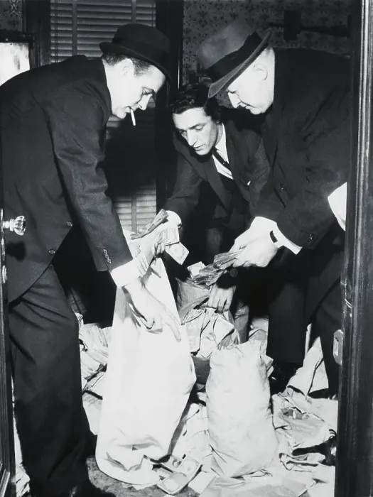 Framed Print : Bernard Kay, George Martes, and Edward Egan Confiscating Money Framed Print : Bernard Kay, George Martes, and Edward Egan Confiscating Money