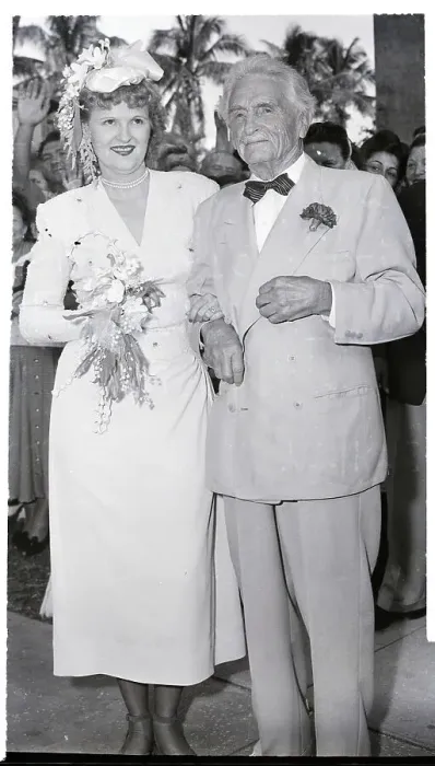 Framed Print : Bernarr Macfadden & Bride On Wedding Day Framed Print : Bernarr Macfadden & Bride On Wedding Day