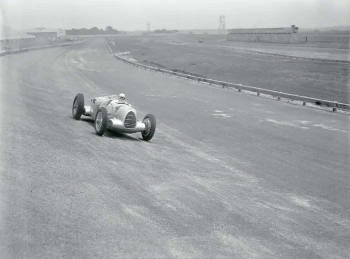 Framed Print : Bernd Rosemeyer Driving His Race Car Framed Print : Bernd Rosemeyer Driving His Race Car