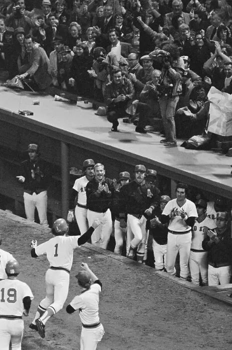 Framed Print : Bernie Carbo Running Towards Dugout Framed Print : Bernie Carbo Running Towards Dugout