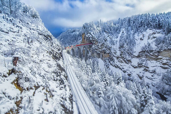 Bernina Express train Switzerland
