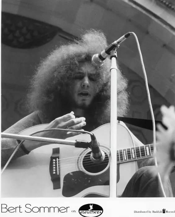 Framed Print : Bert Sommer Performing Framed Print : Bert Sommer Performing