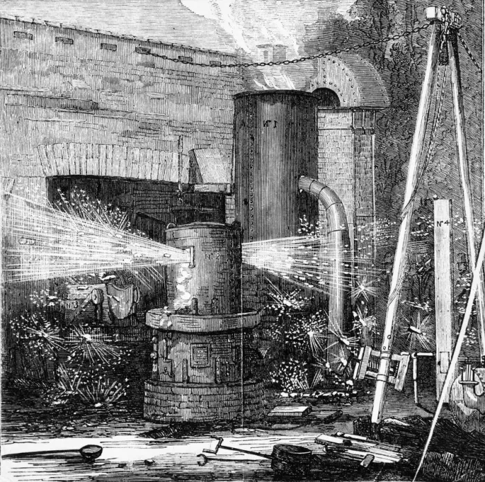 Framed Print : Bessemer Furnace Framed Print : Bessemer Furnace