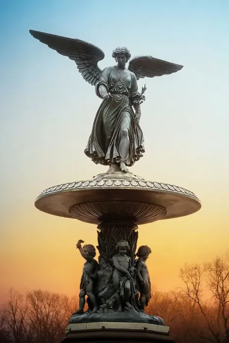 Framed Print : Bethesda Fountain - Angel of the Waters, Central Park, NYC Framed Print : Bethesda Fountain - Angel of the Waters, Central Park, NYC