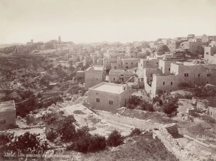 Framed Print : Bethlehem in the late 19th Century Framed Print : Bethlehem in the late 19th Century