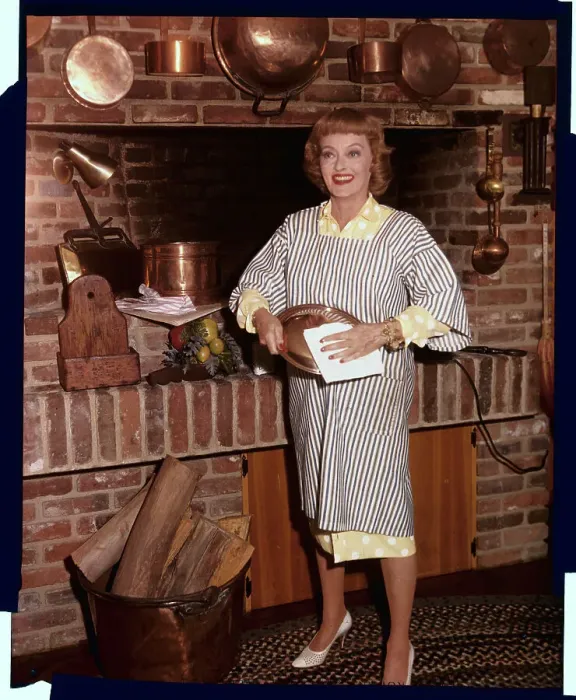 Framed Print : Bette Davis at Home Framed Print : Bette Davis at Home