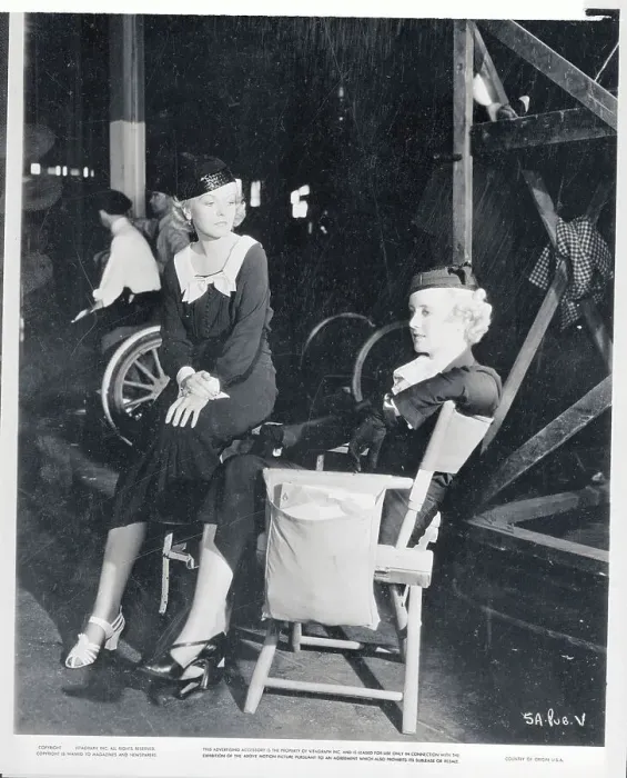 Framed Print : Bette Davis with Sally Sage