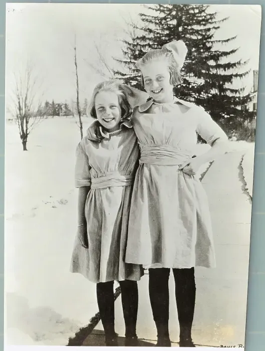 Framed Print : Bette Davis and Her Sister Framed Print : Bette Davis and Her Sister