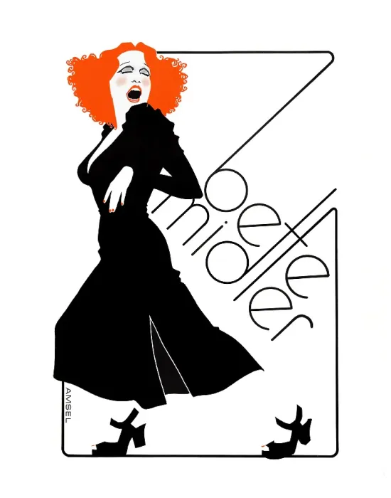 Framed Print : Bette Midler Poster