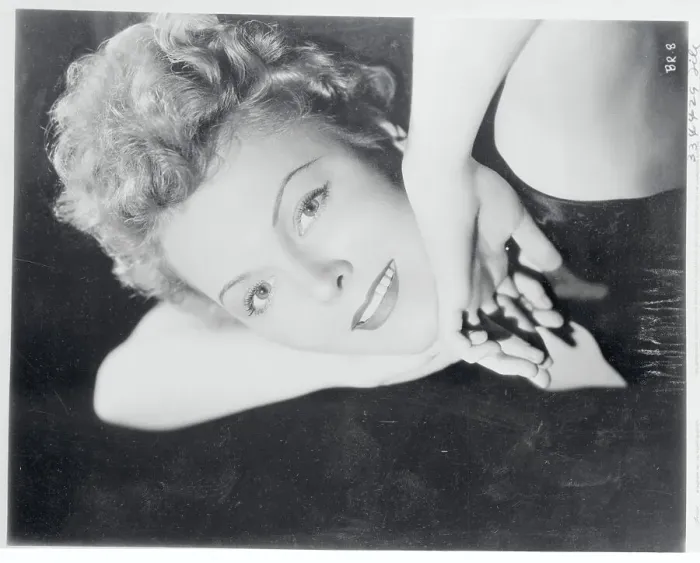Framed Print : Beverly Roberts with Hand Under Chin Framed Print : Beverly Roberts with Hand Under Chin