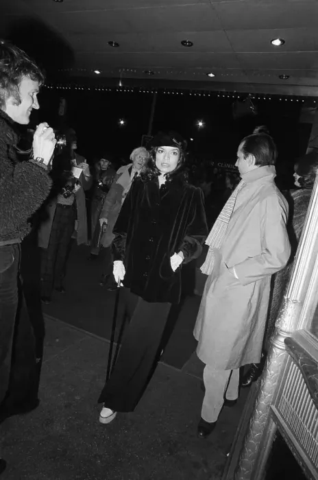 Framed Print : Bianca Jagger Arrives at Premiere Framed Print : Bianca Jagger Arrives at Premiere