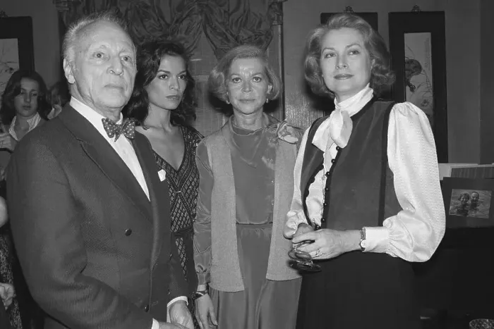 Framed Print : Bianca Jagger, Grace Kelly and George Balanchine Framed Print : Bianca Jagger, Grace Kelly and George Balanchine