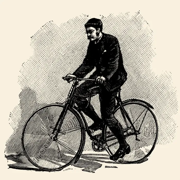 Framed Print : Bicycle 19th century Framed Print : Bicycle 19th century