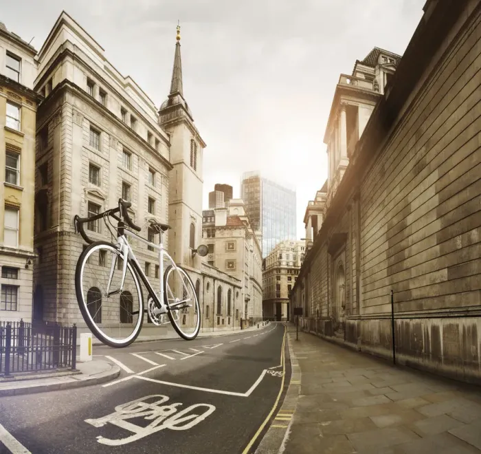 Framed Print : Bicycle in. London Framed Print : Bicycle in. London
