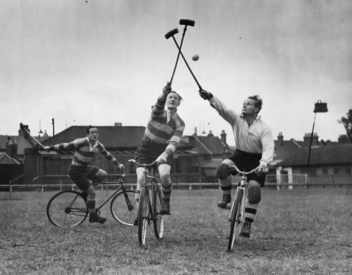 Framed Print : Bicycle Polo Framed Print : Bicycle Polo