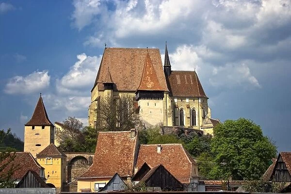 Biertan. Saxon fortified church of Biertan, near Sibiu, Transylvania