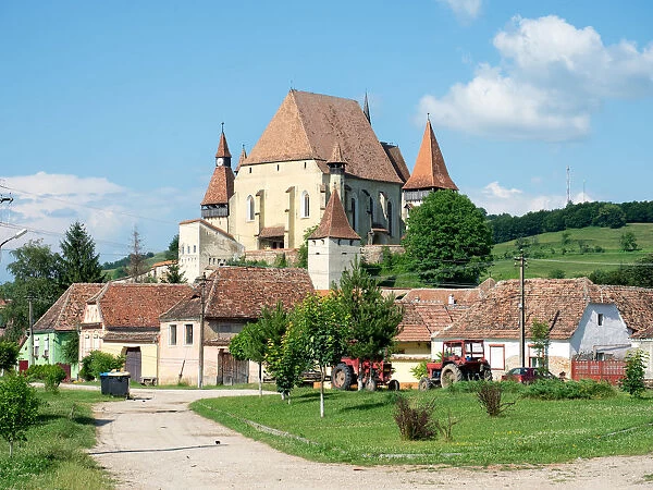 Biertan village, famous UNESCO heritage in Romania