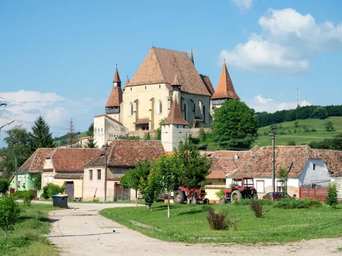 Framed Print : Biertan village, famous UNESCO heritage in Romania Framed Print : Biertan village, famous UNESCO heritage in Romania