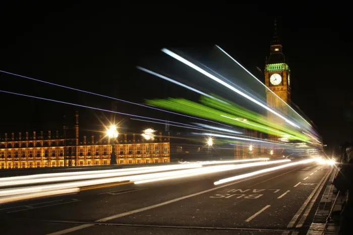 Framed Print : Big Ben Light trails Framed Print : Big Ben Light trails