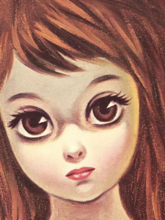 Framed Print : Big-eyed girl Framed Print : Big-eyed girl