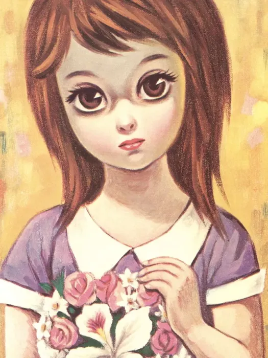 Framed Print : Big-eyed girl Framed Print : Big-eyed girl
