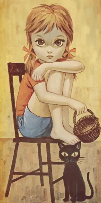 Framed Print : Big-eyed girl Framed Print : Big-eyed girl