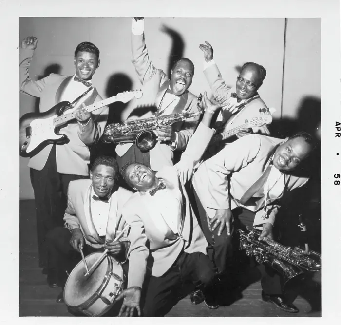 Framed Print : Big Jay McNeely Band Portrait Framed Print : Big Jay McNeely Band Portrait