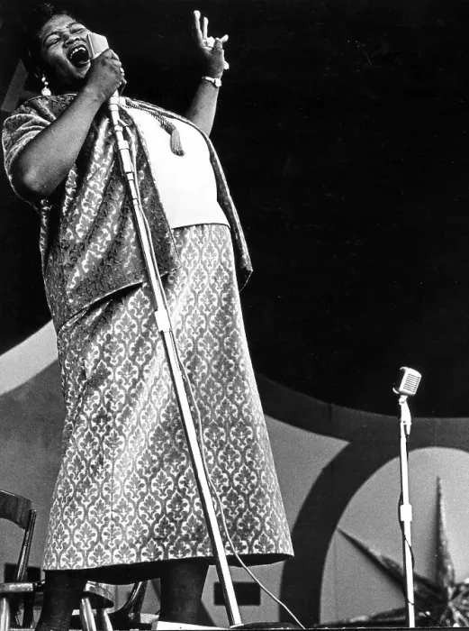 Framed Print : Big Mama Thornton Performs Framed Print : Big Mama Thornton Performs