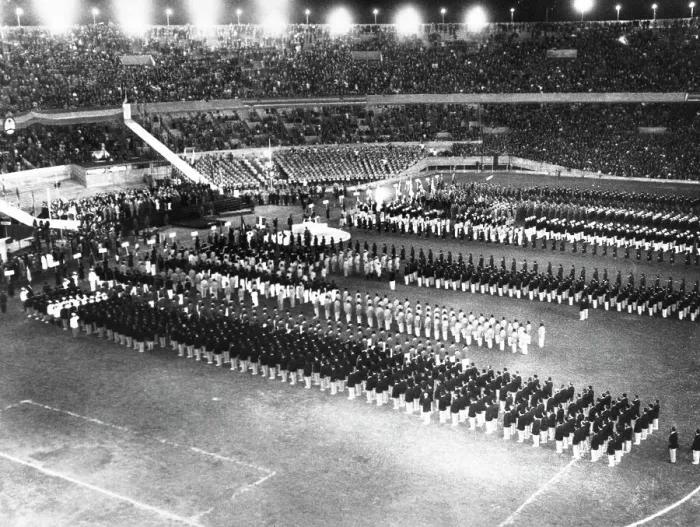 Framed Print : The Big Meet - Pan American Games 1951 Framed Print : The Big Meet - Pan American Games 1951