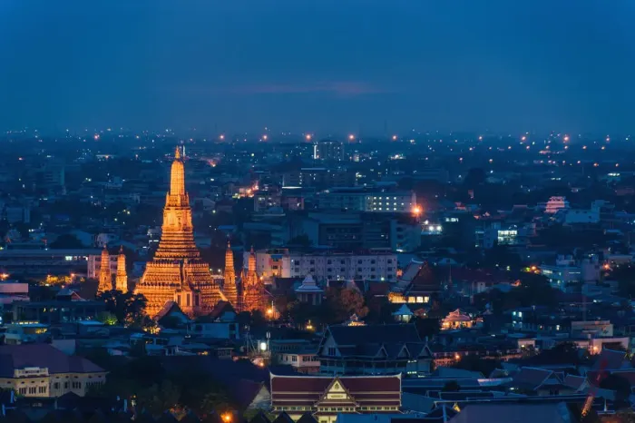 Framed Print : Big pagoda in Bangkok Framed Print : Big pagoda in Bangkok