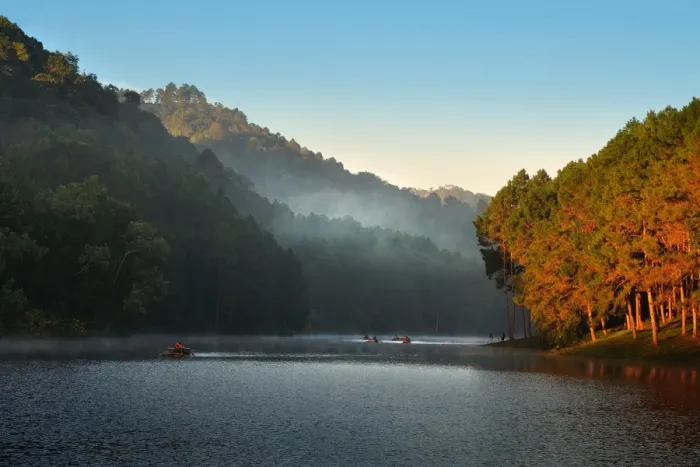 Framed Print : The big pond in Pang Ung, Maehongson Framed Print : The big pond in Pang Ung, Maehongson