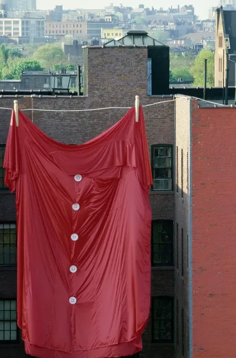Framed Print : Big Red Shirt Art Installation Framed Print : Big Red Shirt Art Installation