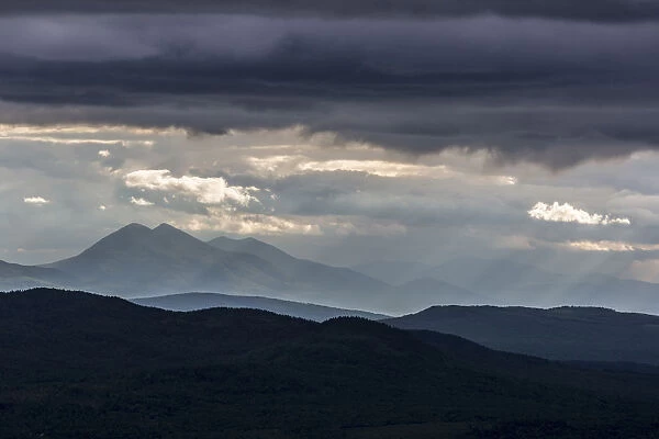 Bigelow Range and Appalachian Trail, Bald Mountain Township, Maine, USA