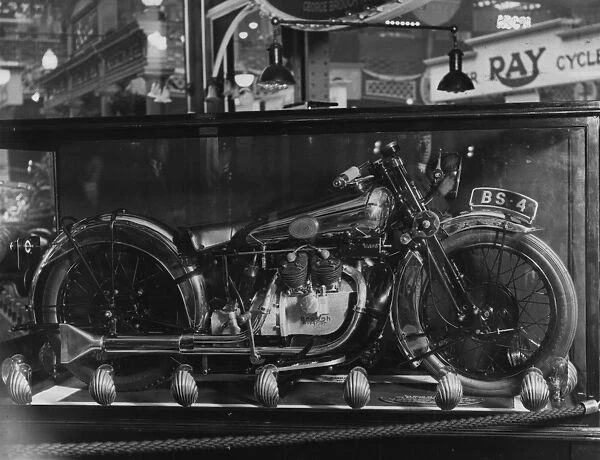 Show Bike. circa 1927: The Brough Superior 4-cylinder